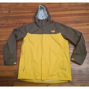 North Face Dryvent Jacket Yellow Mens Large